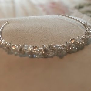 David’s Bridal wedding headpiece